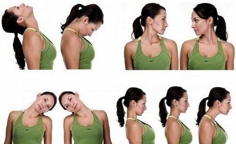 Ginástica para o pescoço com osteocondrose